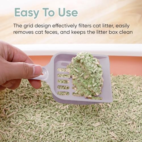 2 Pcs Cat Litter Scoop, Strong Cat Poop Scoop, Plastic Cat Litter Tray Scoop - Image 5