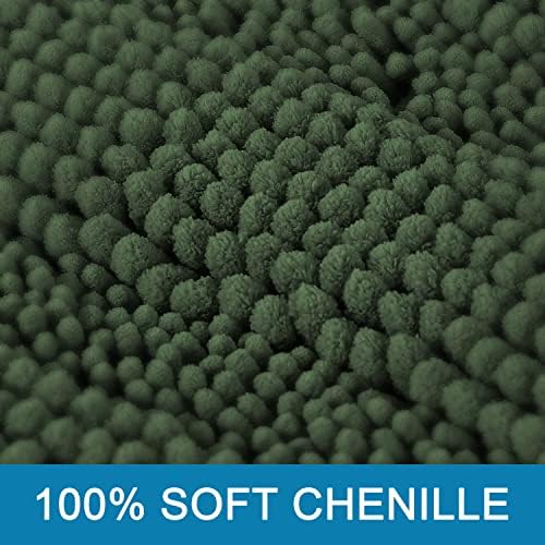 H.VERSAILTEX Bath Rugs for Bathroom Non Slip Bath Mats Extra Thick Chenille - Image 3