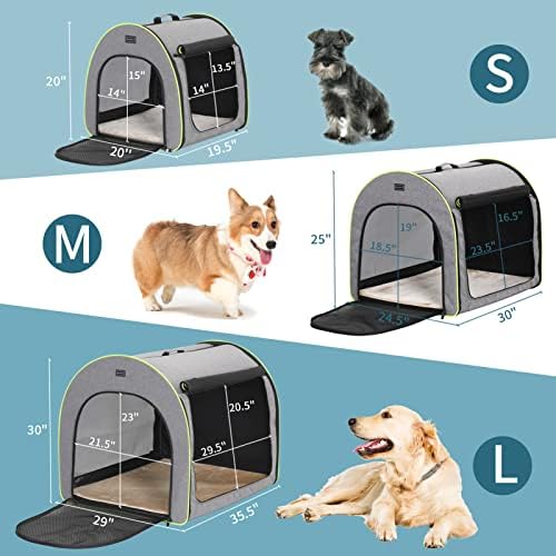 PETSFIT Collapsible Dog Crate, Travel Dog Crate - Image 4