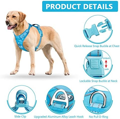 PoyPet No Pull Dog Harness, Reflective Vest - Image 7