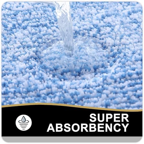 OLANLY Large Bathroom Rugs 44x32, Soft Absorbent Microfiber Bath Rugs - Image 3
