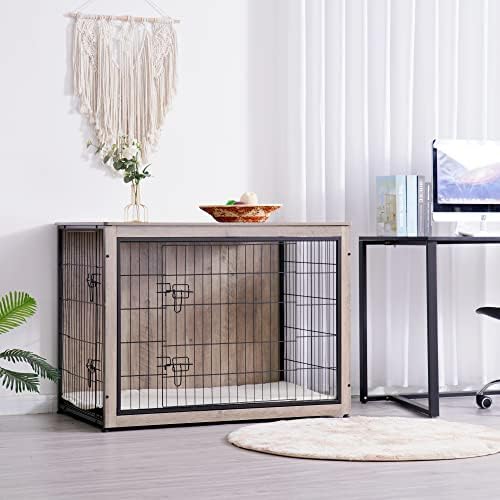DWANTON 43.3" XXL Dog Crate Furniture - Image 7