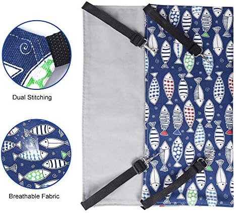 Cat Hammock Bed for Cage, 22x18 inch Adjustable Hanging Cat Hammock - Image 4