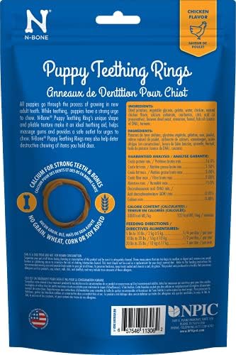 N-Bone Grain-Free Puppy Teething Rings, Chicken Flavor, Natural Puppy Teething - Image 2