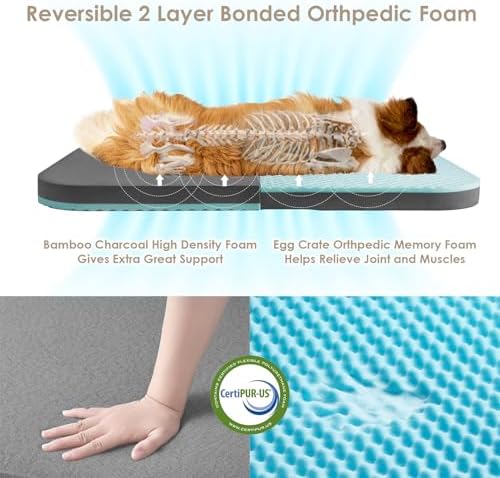EHEYCIGA Foldable XXL Dog Bed for Large Sized Dog - Image 3