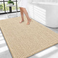OLANLY Thick Chenille Large Bathroom Rugs 40x32, Absorbent Bath Mat by OLANLY