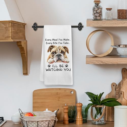 Funny English Bulldog Bull Dog Kitchen Towels Decor, English Bulldog Dog Lovers - Image 2