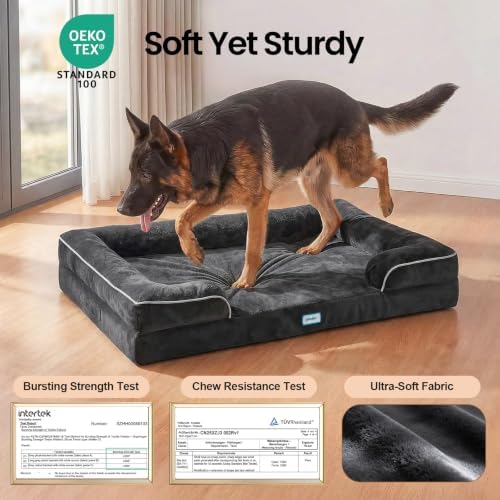 OhGeni Orthopedic Large Dog Bed Couch Sofa - Image 4