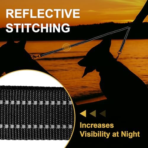 MingXpet Double Dog Leash for Two Dogs, No Pull Dog Leash, 360° Swivel No - Image 5