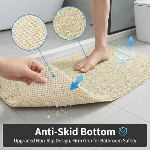 Non Slip Shower Mat, 16 x 40 Inch Anti Slip Shower Mats - Image 5