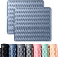 2 Pack Caketime Silicone Dish Drying Mat by CAKETIME