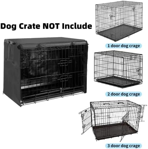 Dog Kennel Cover 24 Inch Waterproof 600D Oxford - Image 3