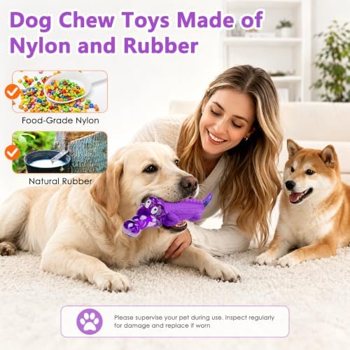 Fuufome Dog Chew Toys for Aggressive Chewers, Tough for Medium Large Breed - Image 3