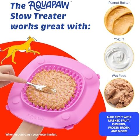 Aquapaw Lick Mat for Dogs 2-Pack XL & Small, Suction Cup Dog Slow Feeder Pad & - Image 7