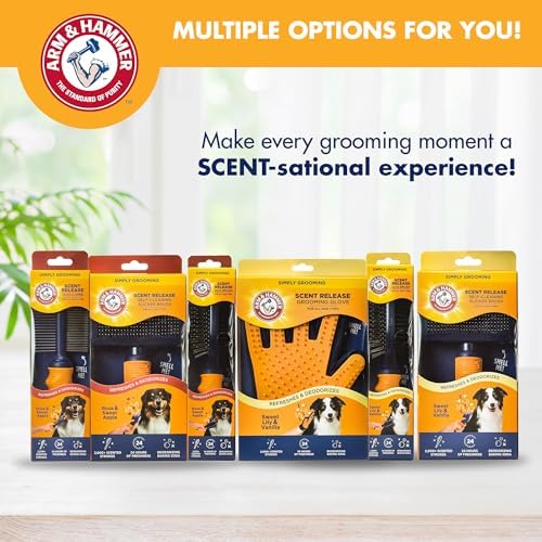 Arm & Hammer Deodorizing Dog Grooming Comb, Apple & Rose Scent - Image 7