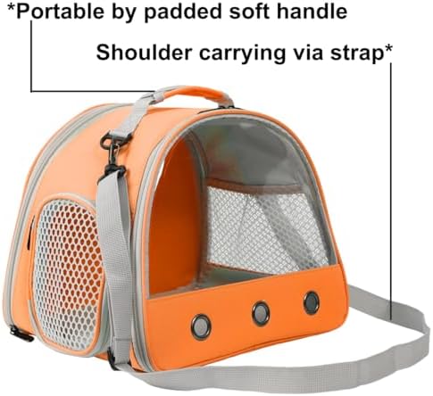 Rabbit Travel Carrier, Lizards Carrier, Small Animal Travel Bag - Image 3