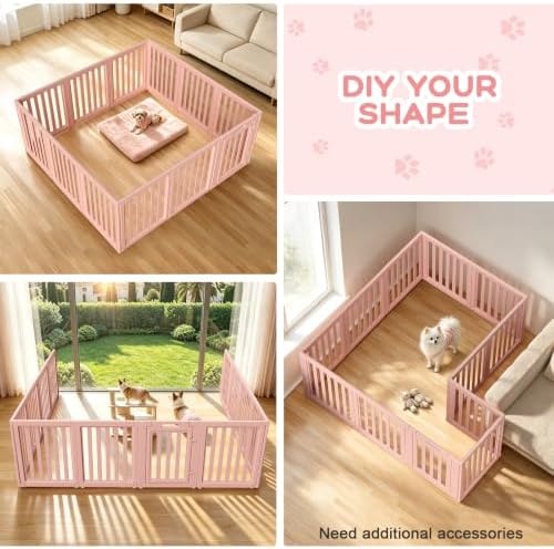 Dog Playpen Indoor, Puppy Playpen, 12 Panels - Image 7