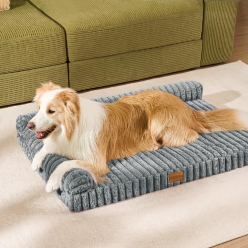 Orthopedic Medium Dog Bed Furry Pet Bed, Washable Cover 30''X20'' - Image 3