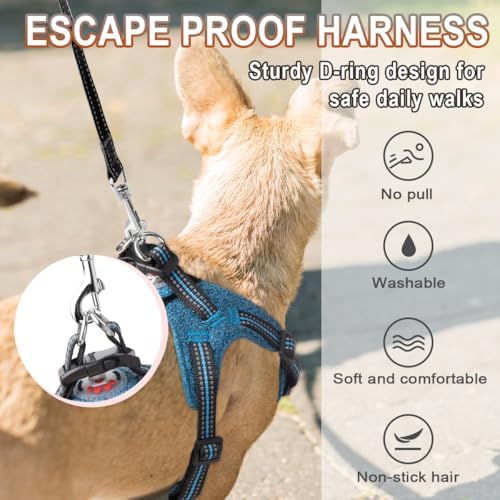 BARKBAY Small Dog Harness, No Pull Puppy Harness, Step-in Dog Vest - Image 4
