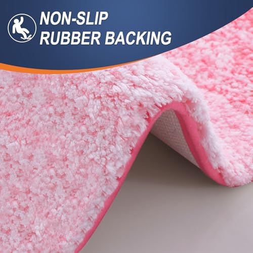 OLANLY Bathroom Runner Rug 47x20, Extra Soft Absorbent Microfiber Bath Rugs - Image 4