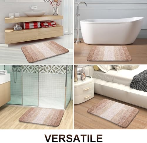OLANLY Bathroom Runner Rug 59x17, Extra Soft Absorbent Microfiber Bath Rugs - Image 6