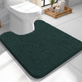 OLANLY Toilet Rugs U-Shaped 24x24, Soft Absorbent Chenille Contour Rugs by OLANLY