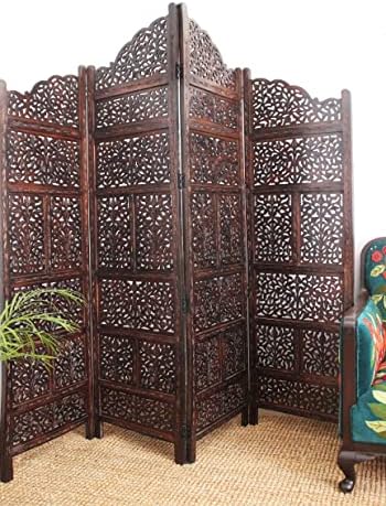 COTTON CRAFT Room Divider Wood Screen - Image 3