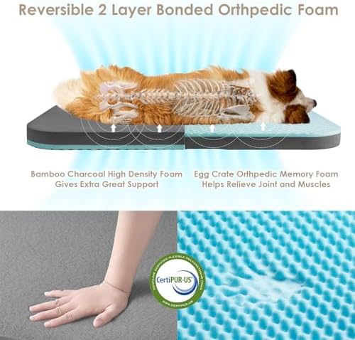 EHEYCIGA Foldable XXL Dog Bed for Large Sized Dog - Image 3