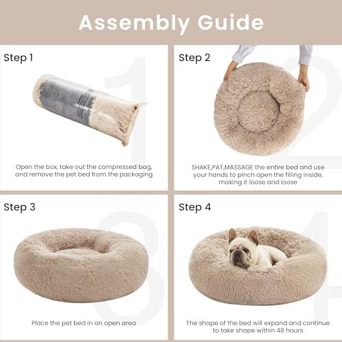 Love's cabin Calming Dog & Cat Bed, Cat Bed - Image 5