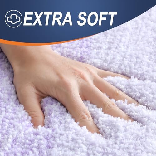 OLANLY Bathroom Runner Rug 47x24, Extra Soft Absorbent Microfiber Bath Rugs - Image 3
