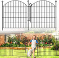 Decorative Garden Fence, 32in x 12ft No Dig Fence by Thrivinest
