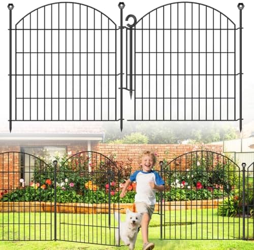 Decorative Garden Fence, 32in x 12ft No Dig Fence by Thrivinest