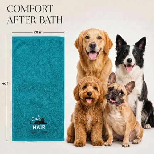 DAN RIVER Dog Towels for Drying Dogs & Cats 100% Cotton, 20x40'' - Image 2