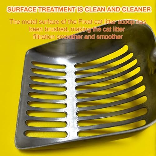 Cat Litter Scoop, Kitty Metal Scooper, Aluminum Alloy Sifter, Kitten Pooper - Image 6