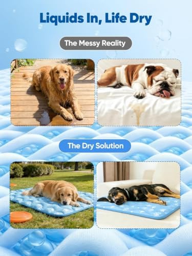 Rywell 44x32in Dog Cooling Mat - Image 4