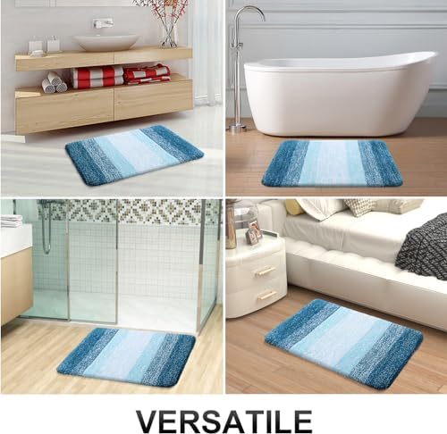 OLANLY Bathroom Runner Rug 47x24, Extra Soft Absorbent Microfiber Bath Rugs - Image 6