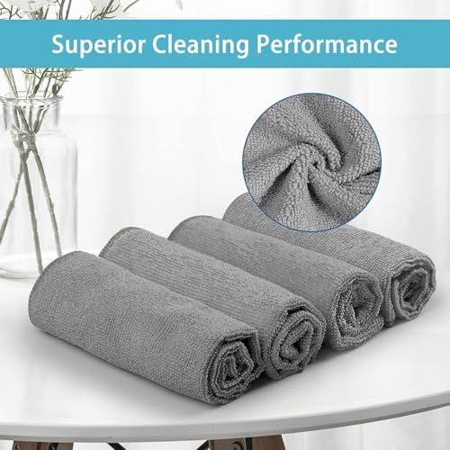 HOMEXCEL 100PK Microfiber Cleaning Cloth, Cleaning Rag - Image 3