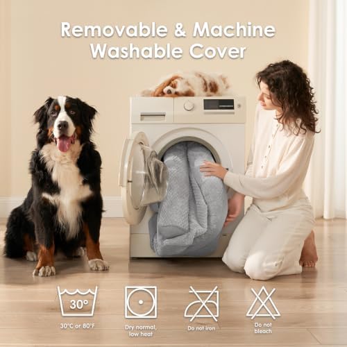 EHEYCIGA Memory Foam Dog Bed Large Size Dogs, Orthopedic Dog Bed Large - Image 5