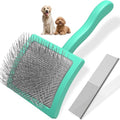 2PCS Slicker Brush for Dogs & Pet Comb, Professional Dog Grooming Brush by Unknown
