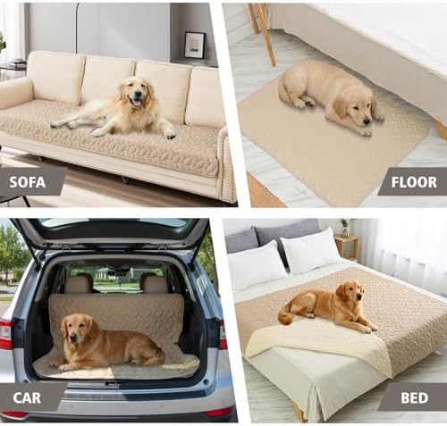Ameritex Waterproof Pet Bed Cover Anti-Slip Dog Bed Blanket - Image 3