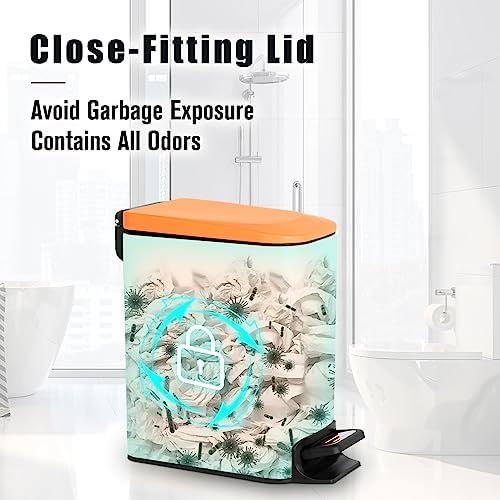 Cesun Small Bathroom Trash Can - Image 4
