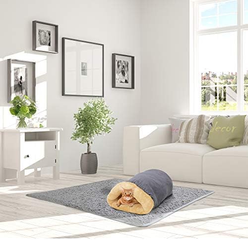 4 in 1 Self Warming Burrow Cat Bed Hideway Sleeping Cuddle Cave - Image 7