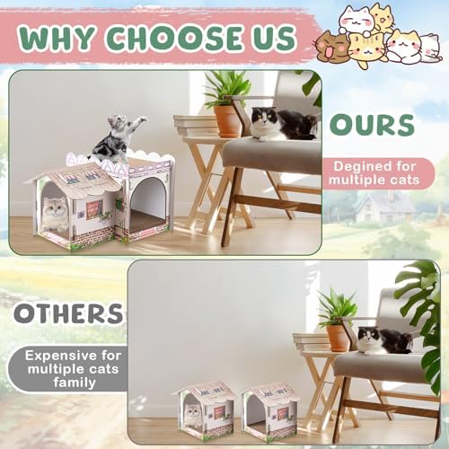 2 Story Cardboard Cat House - Image 4