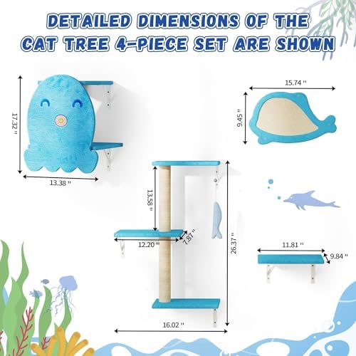 5 Pcs Wall-Mounted Climber Set, Wood Indoor - Image 6