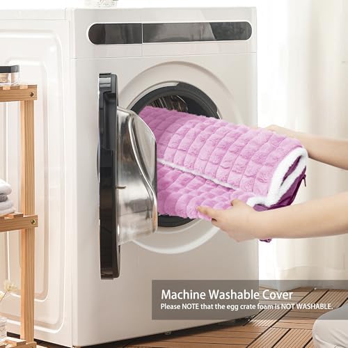 Orthopedic Large Dog Bed Pillow Pet Sofa Bed 42''X28'' Lilac - Image 4