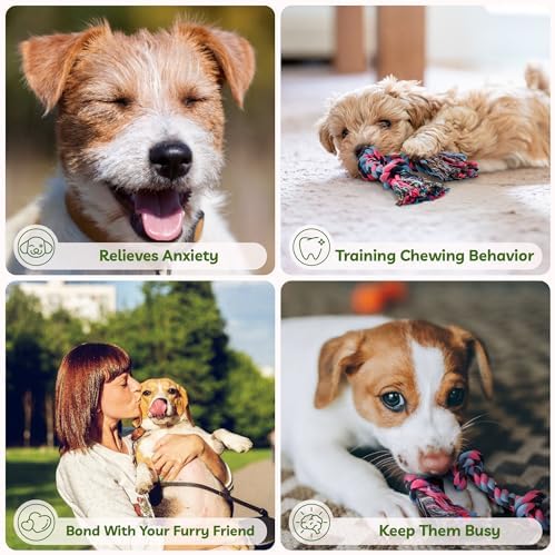 SHARLOVY Puppy Rope Toy, Dog Rope Toy - Image 7