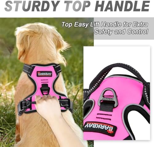 BARKBAY Dog Harness No Pull for Medium Sized Dog Front Back Clips, Dog Vest - Image 3