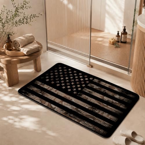 Natural Diatomaceous Earth Bath Mat, Ultra Thin Quick Dry Floor Rug - Image 2