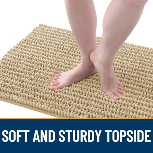 OLANLY Dog Door Mat for Muddy Paws 70x24, Ultra-Absorbent Chenille Mud Mat - Image 3