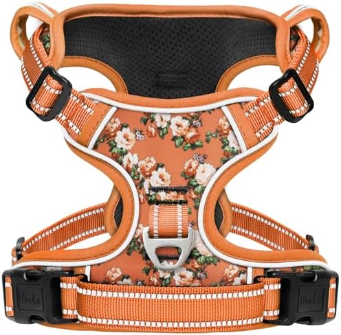 HEELE Dog Harness, No Pull Adjustable Padded Reflective Harness by HEELE